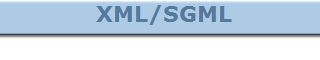 XML/SGML