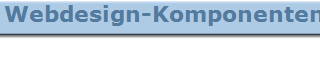 Webdesign-Komponenten