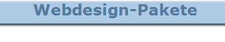 Webdesign-Pakete