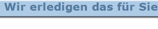 Wir erledigen das fr Sie